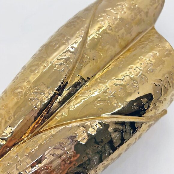 Vintage Savoy Weeping Gold Vase, 24k Gold coating - Picture 7 of 11